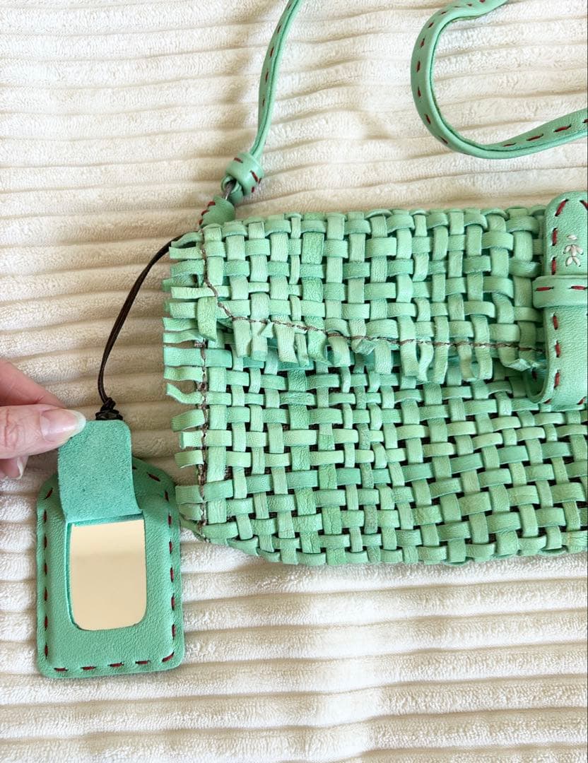 【希少オーダー品】HENRY BEGUELIN エンリーベグリンバッグ グリーン