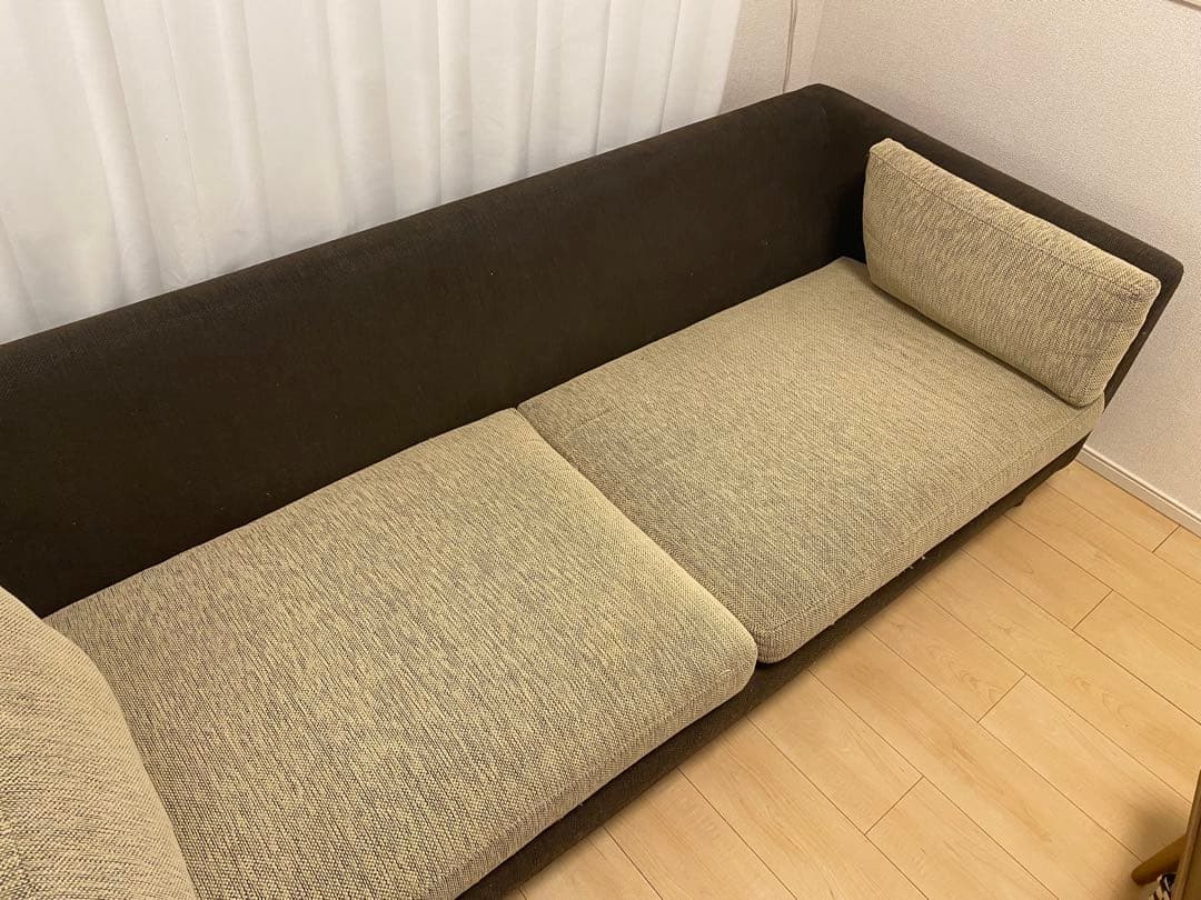 北欧デザイン 3人掛けソファ｜状態良好