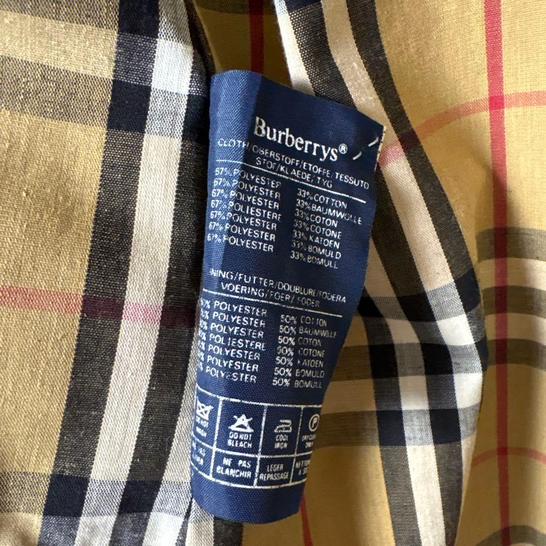 ▪️BURBERRY ステンカラーコート　内側ノバチェック　ベージュ　定番コート