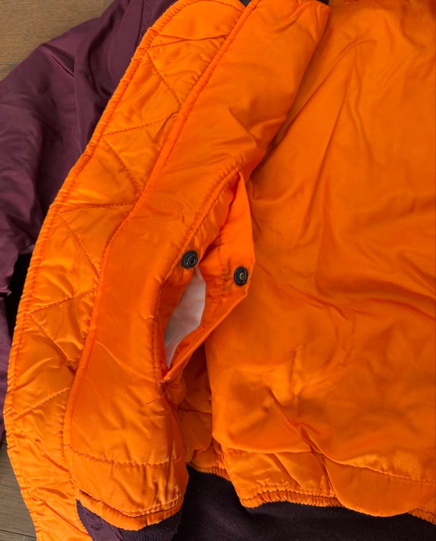 ALPHA社　90年代　MA-1 レプリカ　アメリカ製ワインレッドMサイズ