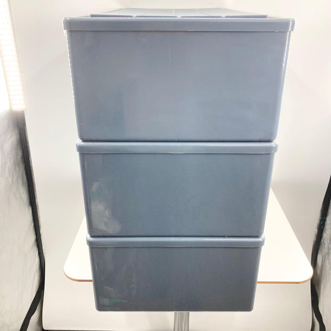 天馬 フィッツケース 押入れ収納 幅39×奥行74×高さ30 日本製 3個セット