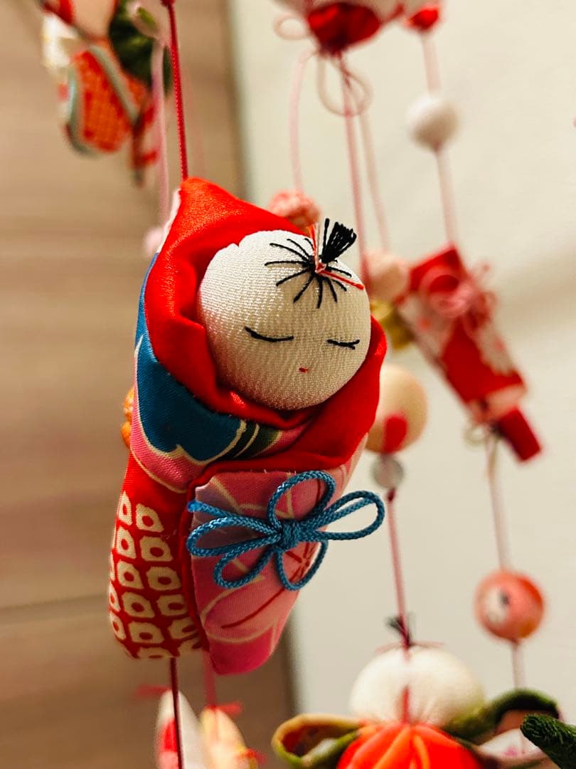 ひな祭り　華やか　吊るし雛　吊るし飾り　うさぎ