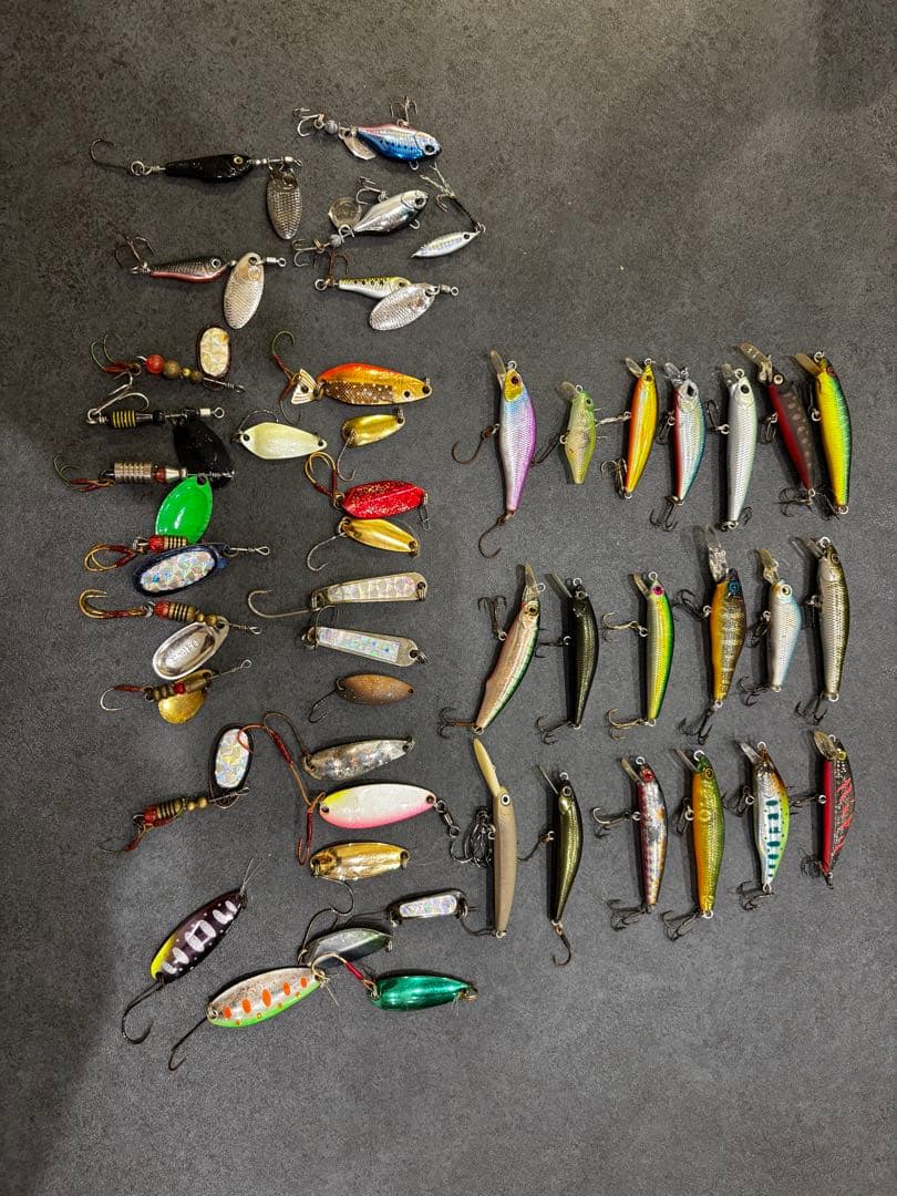 トラウトルアー 渓流 セット ミノー スプーン