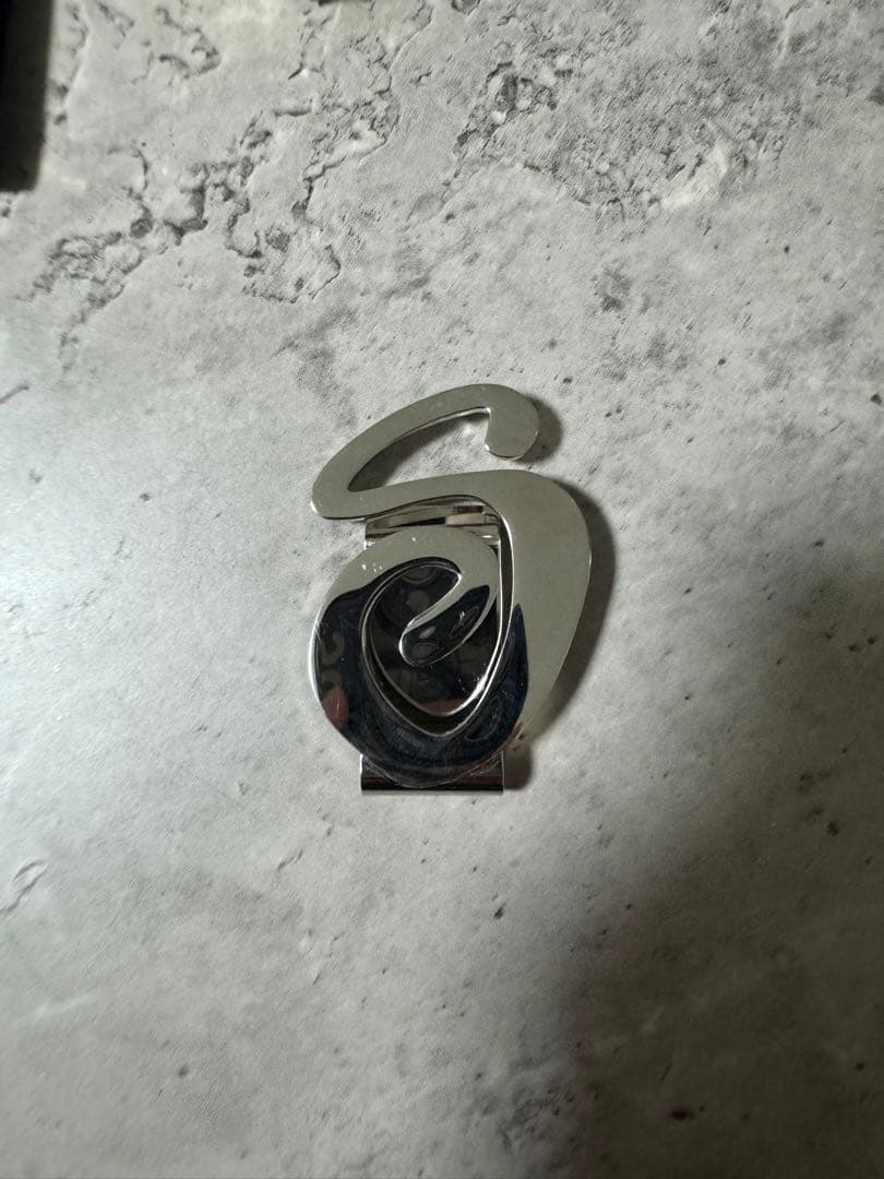 Stussy シルバー マネークリップ