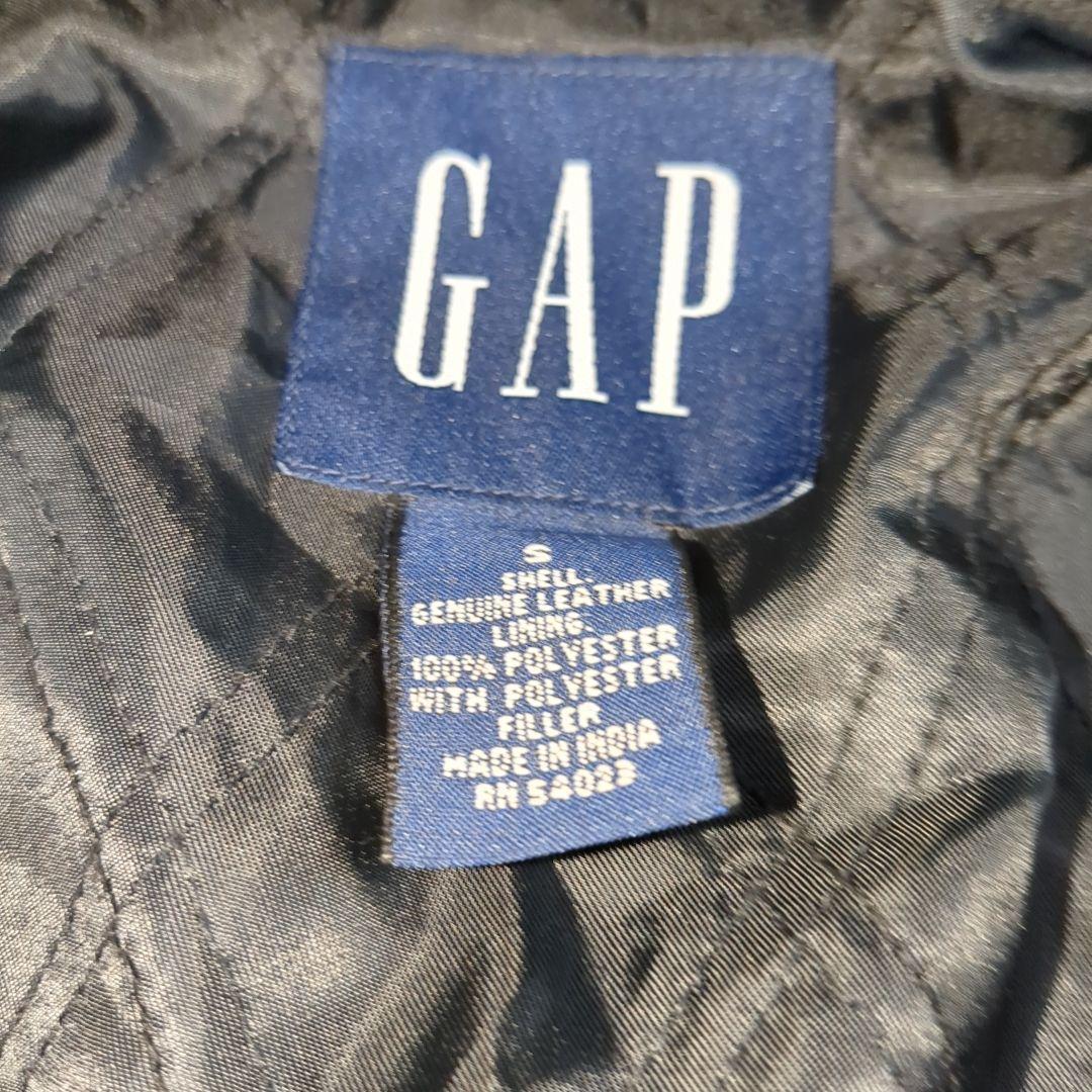 美品 オールドギャップ カーコート ブラック リアルレザー Sサイズ 野村訓市