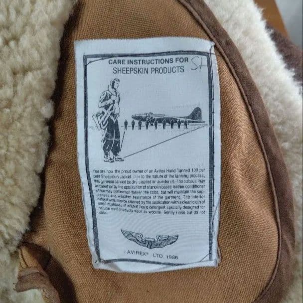 【美品】90’s AVIREX B-3 size42 アビレックス