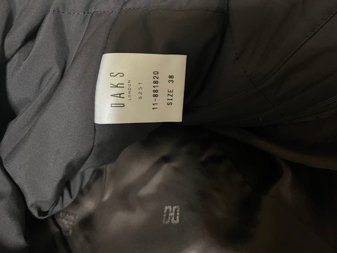 ダックス　ダウンフェザーキルティング　ライナー付き　コート