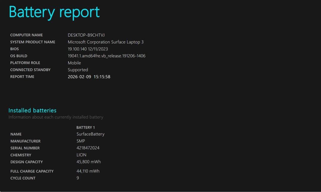 Surface Laptop 3 13.5インチCore i5/8GB 充電付き