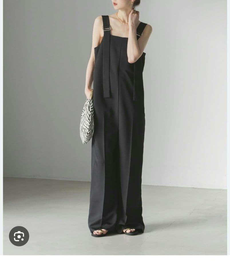 ☆美品☆《NOBLE》24SS サスペンダー オールインワン 36