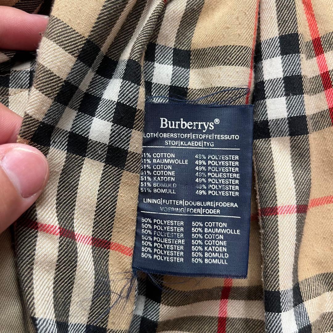 美品XLサイズ相当　バーバリー　ダブルトレンチコート　ノバチェック　ベージュ