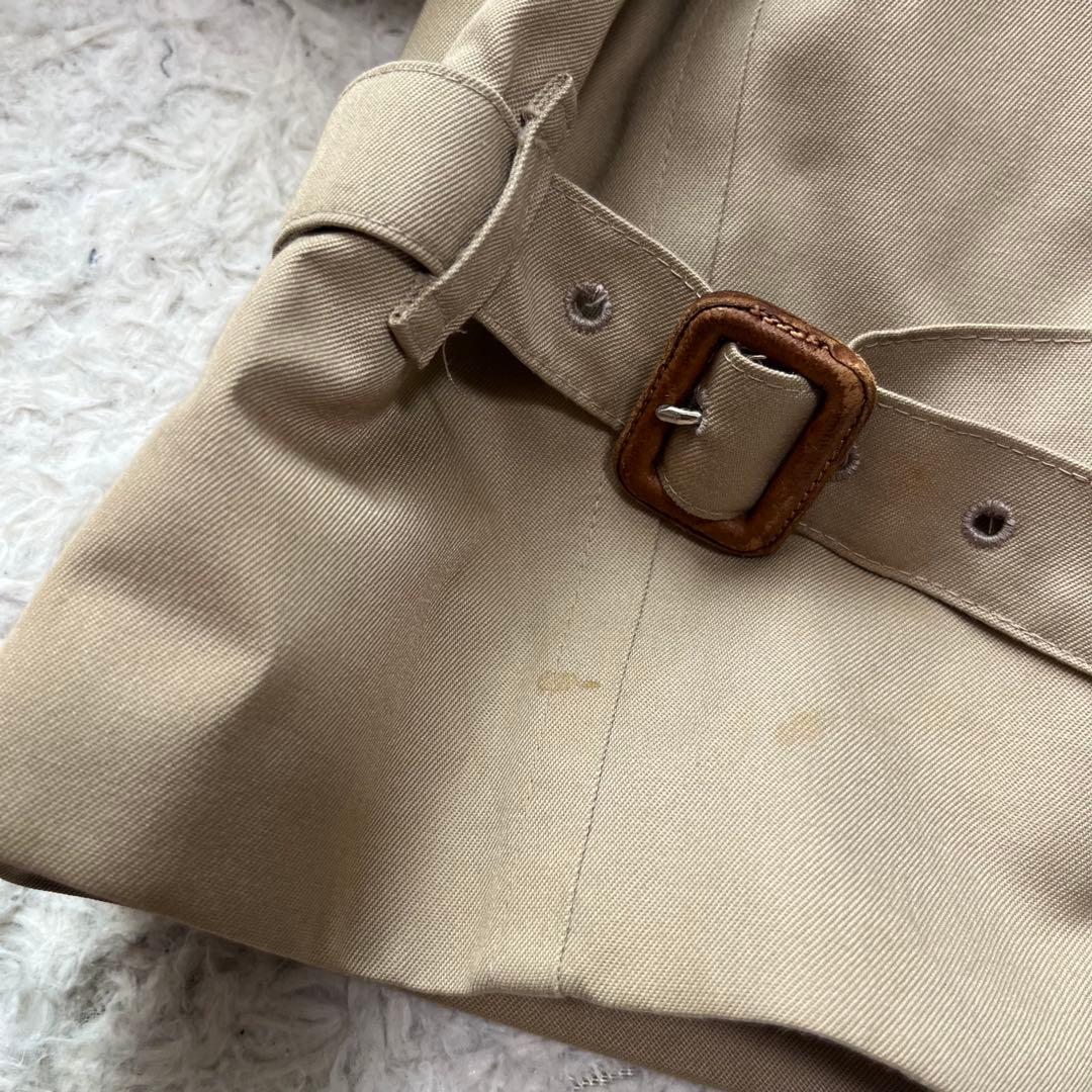 美品XLサイズ相当　バーバリー　ダブルトレンチコート　ノバチェック　ベージュ