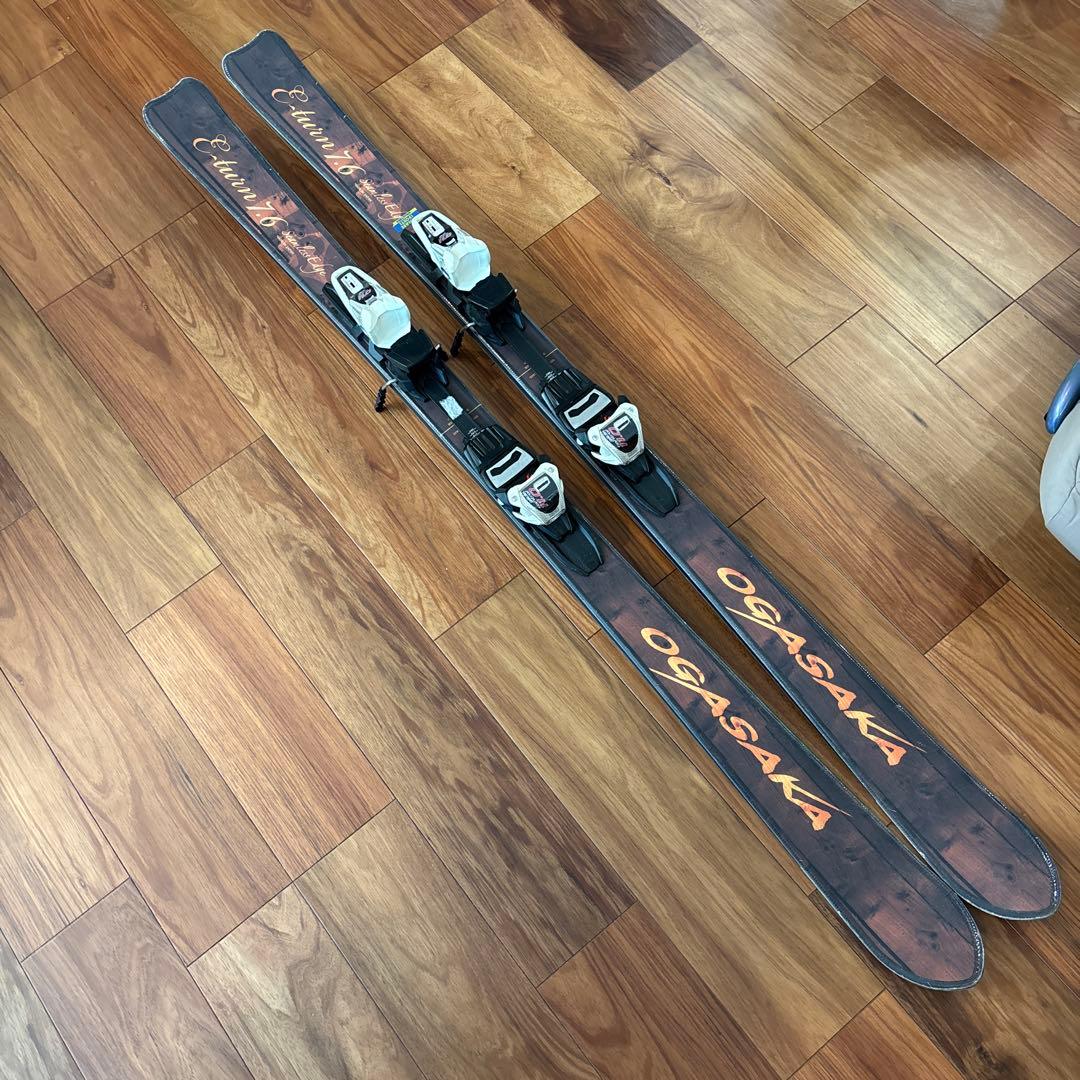 OGASAKA スキー板 バインディング付き