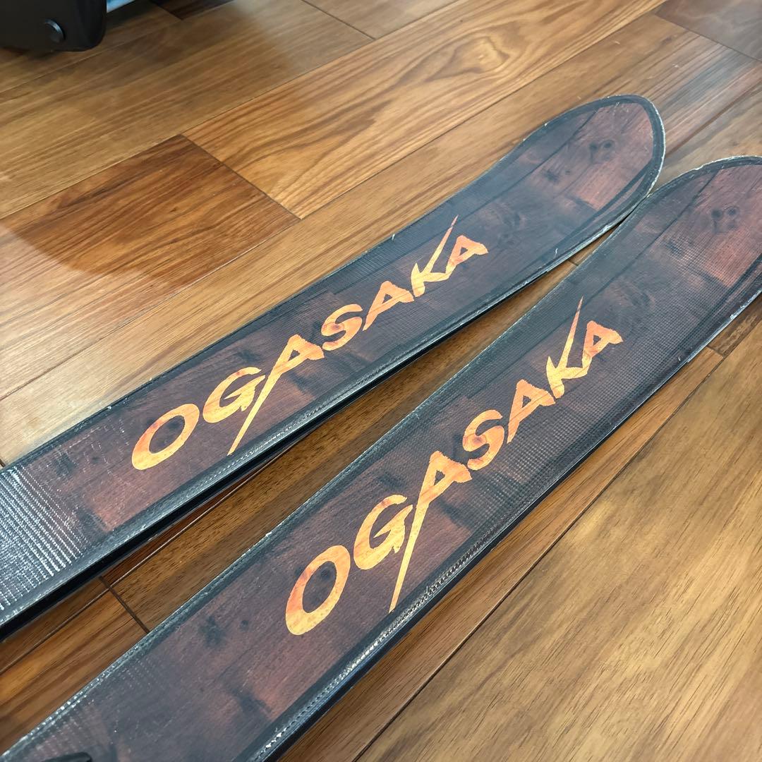 OGASAKA スキー板 バインディング付き