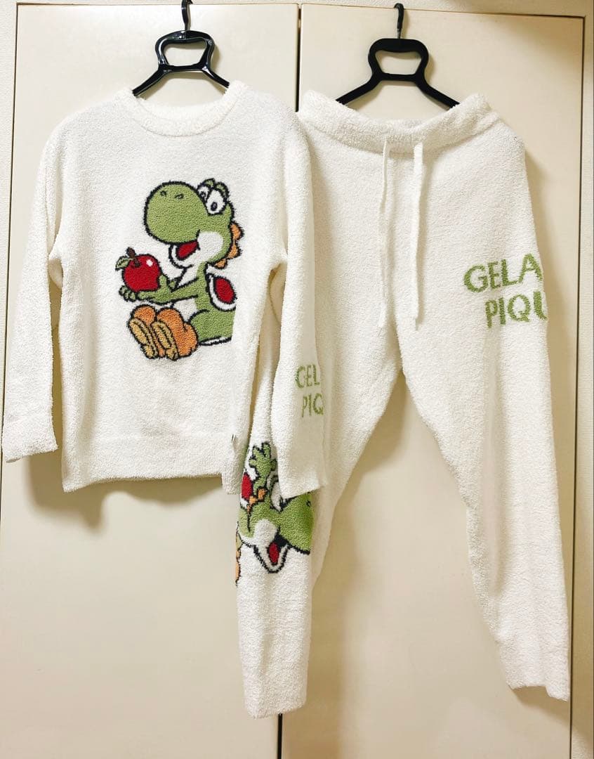 gelato pique スーパーマリオ ヨッシージャガードプルオーバー+パンツ