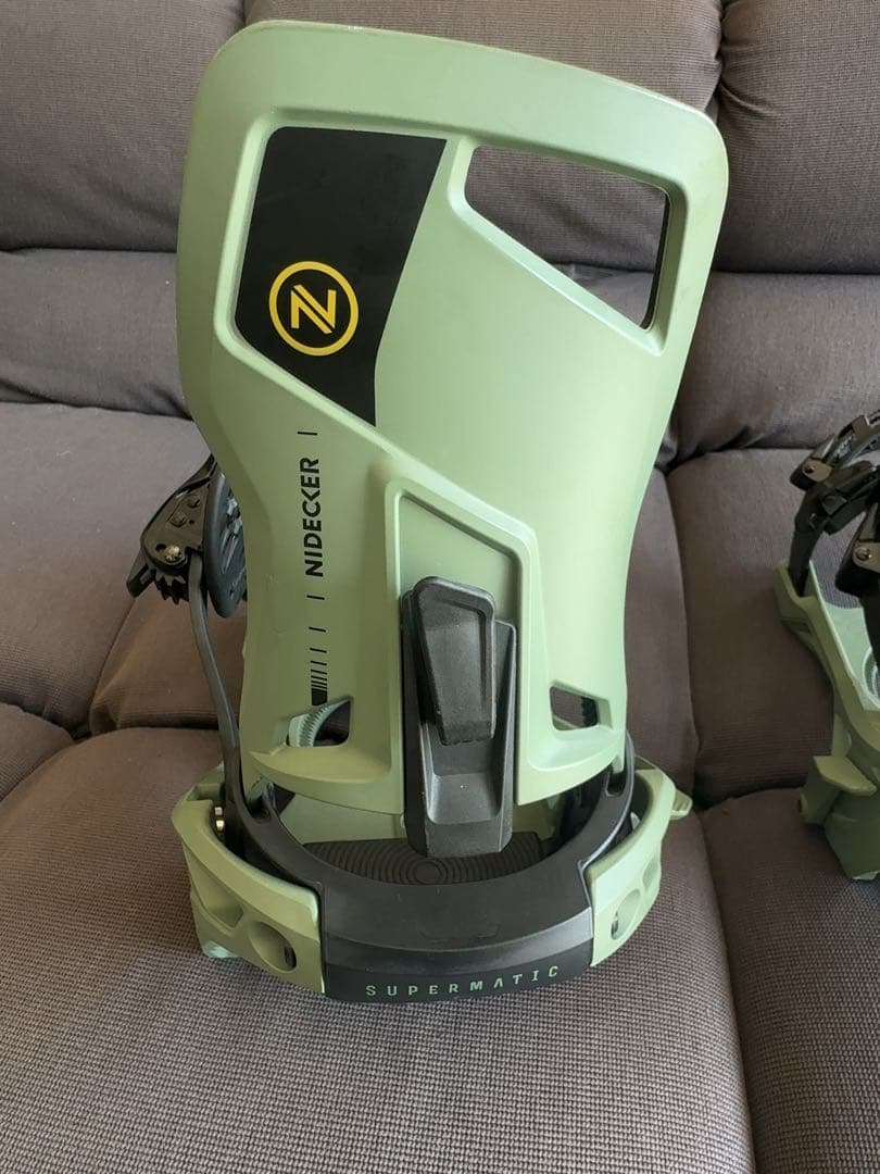 Nidecker Supermatic スノーボードビンディング グリーン