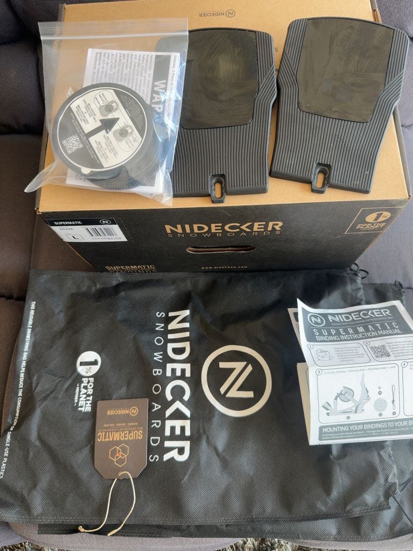 Nidecker Supermatic スノーボードビンディング グリーン