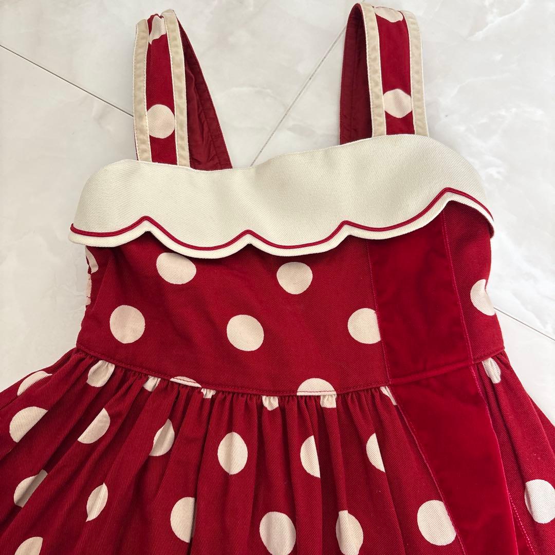 シャーリーテンプル♡美品♡ラッピングリボン♡でかリボン♡ジャンスカ120