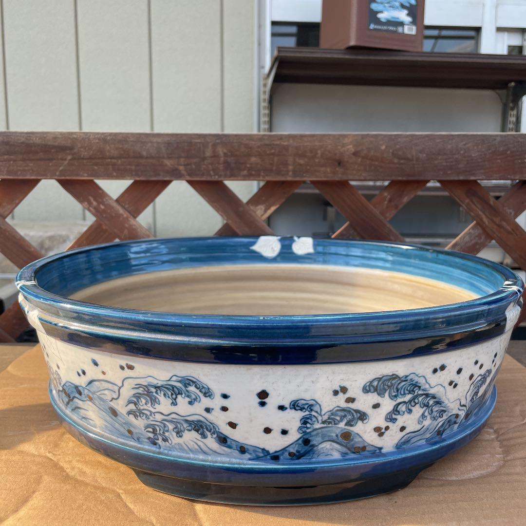 瀬戸鉢 【未使用品】盆栽鉢、植木鉢、盆栽小鉢、山野草鉢