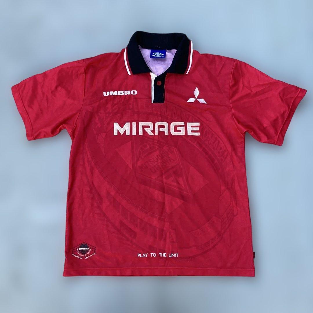 浦和レッズ　UMBRO ユニフォーム　三菱　ミラージュ　COMPAQ 1997