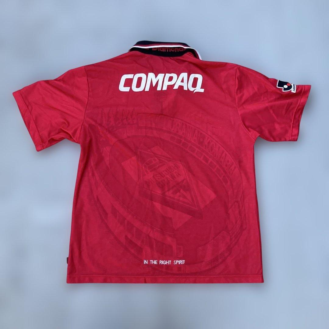 浦和レッズ　UMBRO ユニフォーム　三菱　ミラージュ　COMPAQ 1997