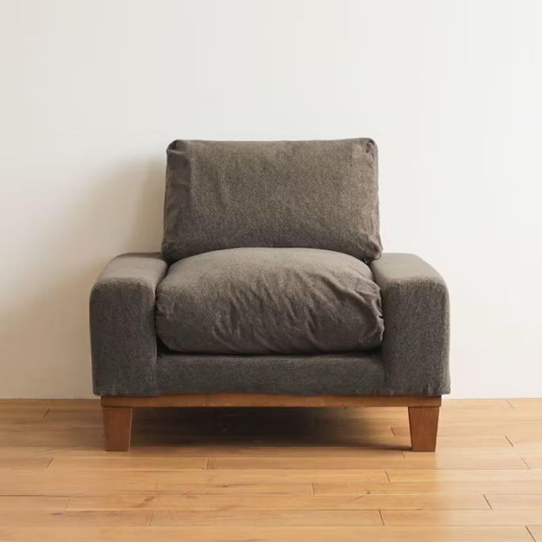 RE:CENO リセノ　1人掛けソファー　folk グレー