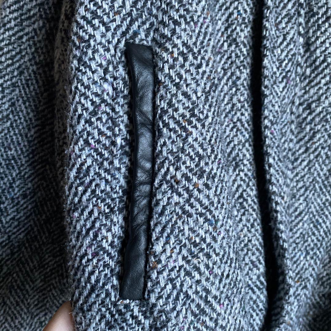 80s90s USA製 MICHAEL MORGAN ネップツウィードブルゾン