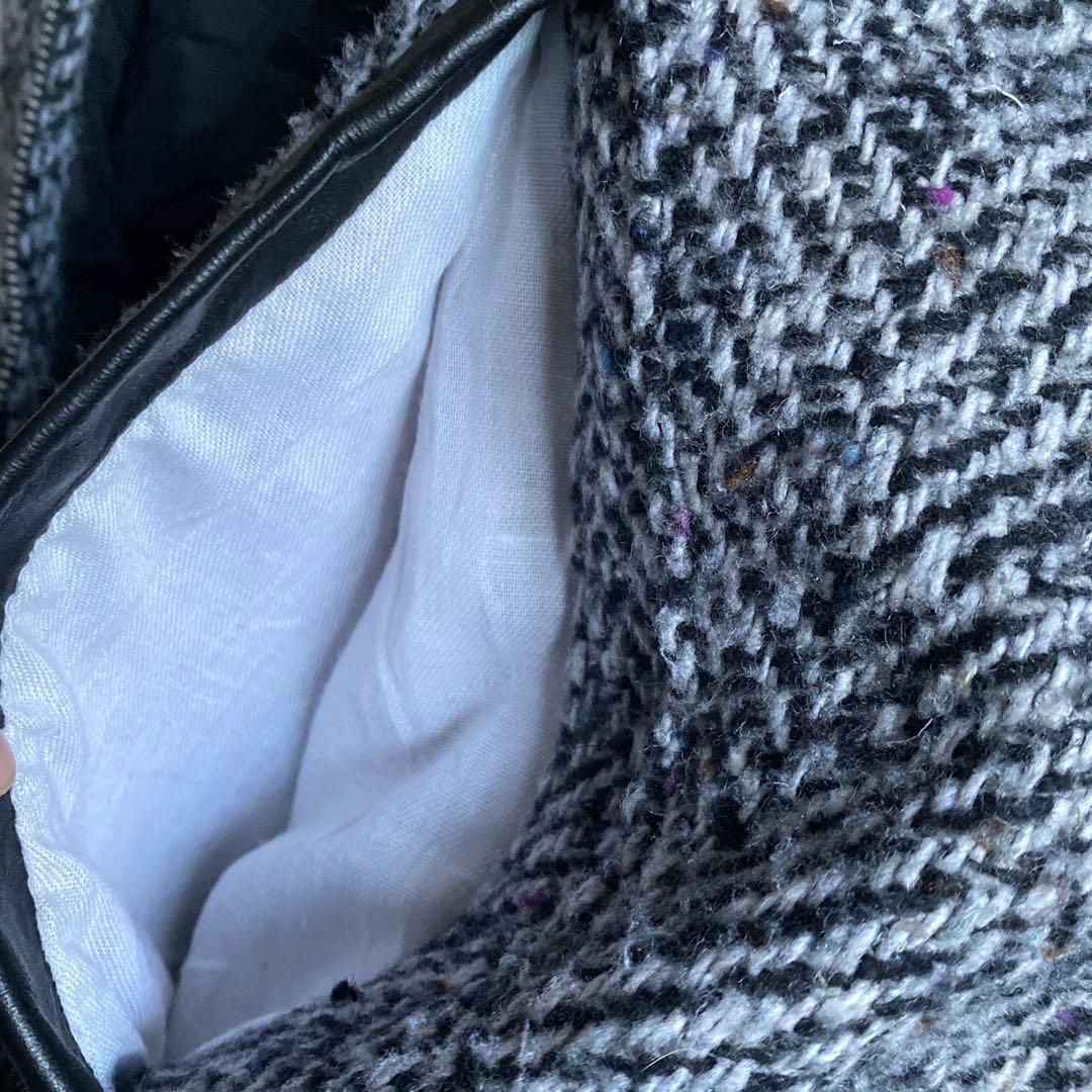 80s90s USA製 MICHAEL MORGAN ネップツウィードブルゾン