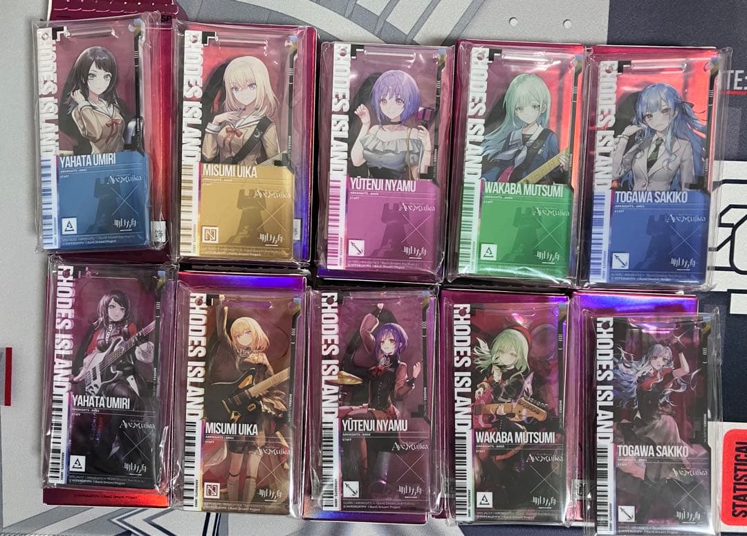 アークナイツ　AveMujica コラボ　通行認証　全種セット