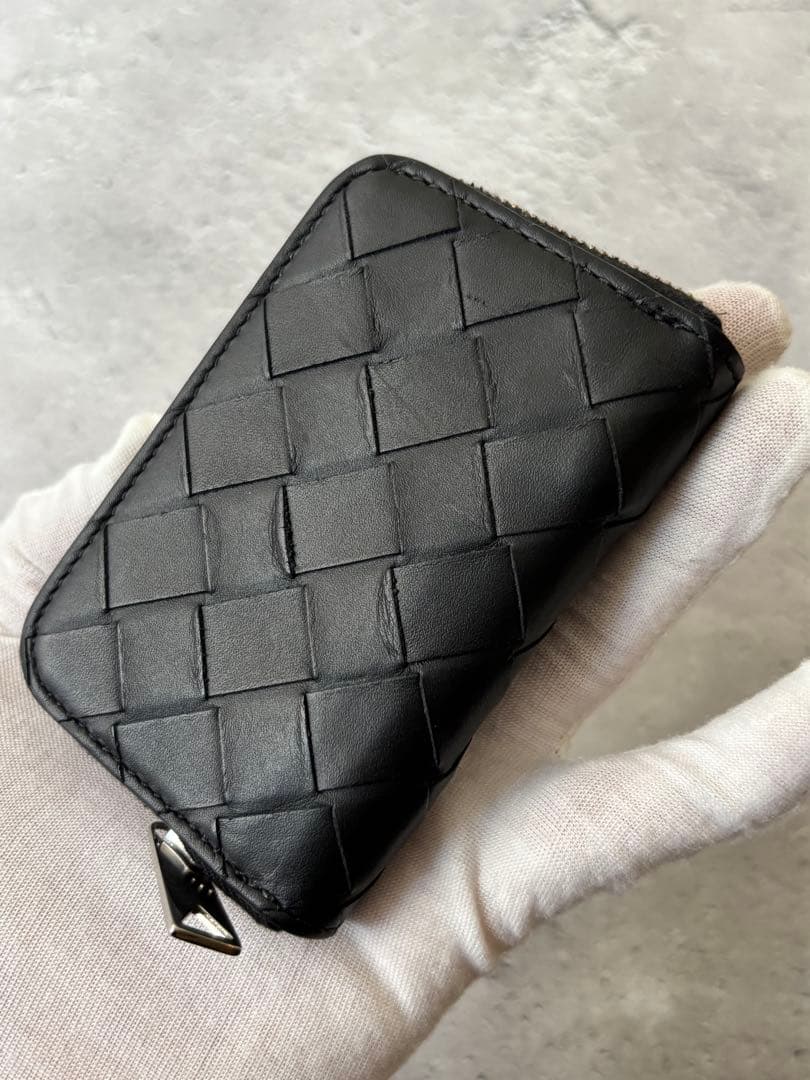 ボッテガヴェネタ　イントレチャート レザー ミニ財布 小銭入れ ケース