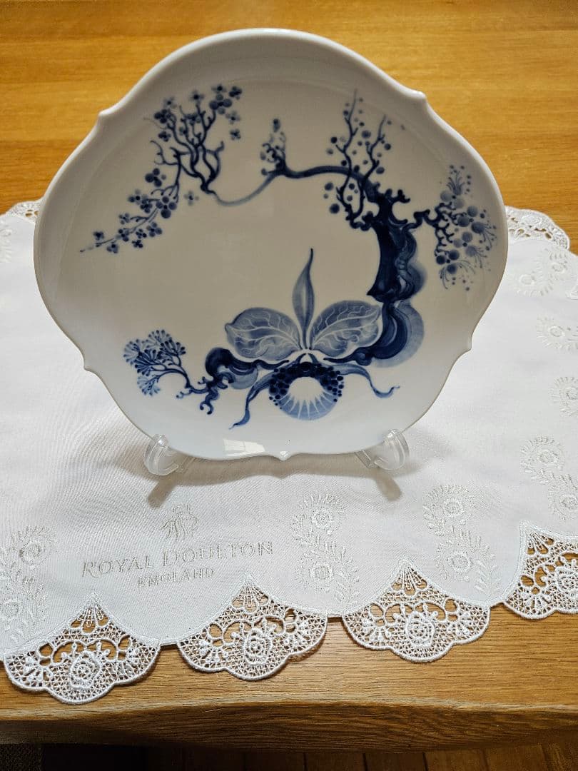 MEISSEN　マイセン　ブルーオーキッドオーバル皿