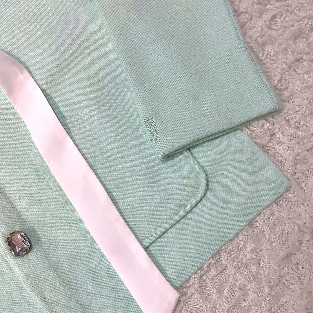 【新品未使用】Bibiy. ビッグカラーニットカーディガン ミントグリーン