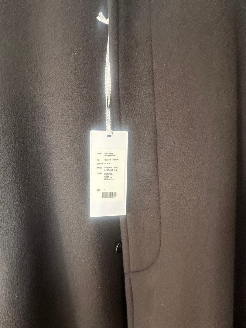 グラフペーパー　Light Melton Oversized Coat