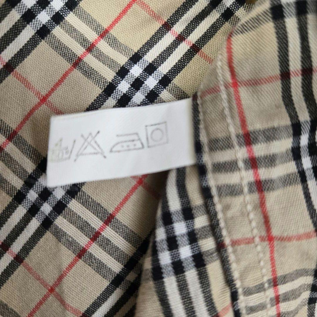 Burberrys バーバリーズ　ノバチェック　ホースロゴ　長袖シャツ　L