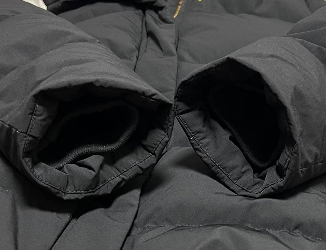 〈みしゅう〉SHIPS ショールカラーミディダウン　Sサイズ　ブラック