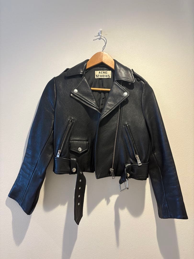 ACNE STUDIOS ライダースジャケットショート