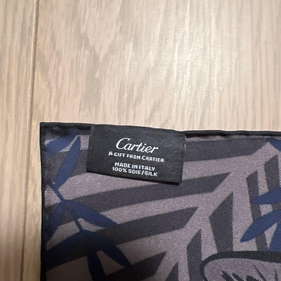 toyo様　Cartier パンテール　100% シルクスカーフ