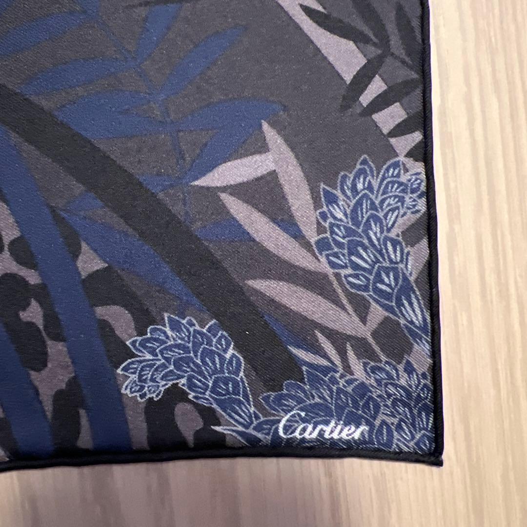 toyo様　Cartier パンテール　100% シルクスカーフ