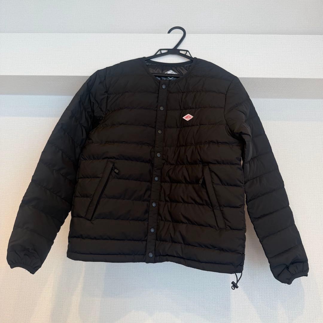 【新品未使用】DANTON ダントンインナーダウンジャケット ブラック Mサイズ