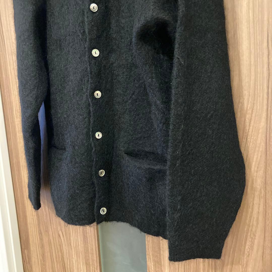 ブラックモヘアカーディガン 原宿 TEENAGER ティーンエイジャー