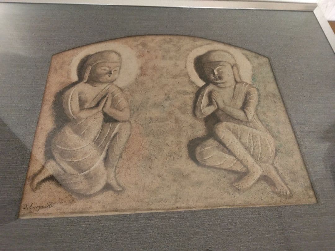 【真作】榎戸庄衛　仏画　直筆