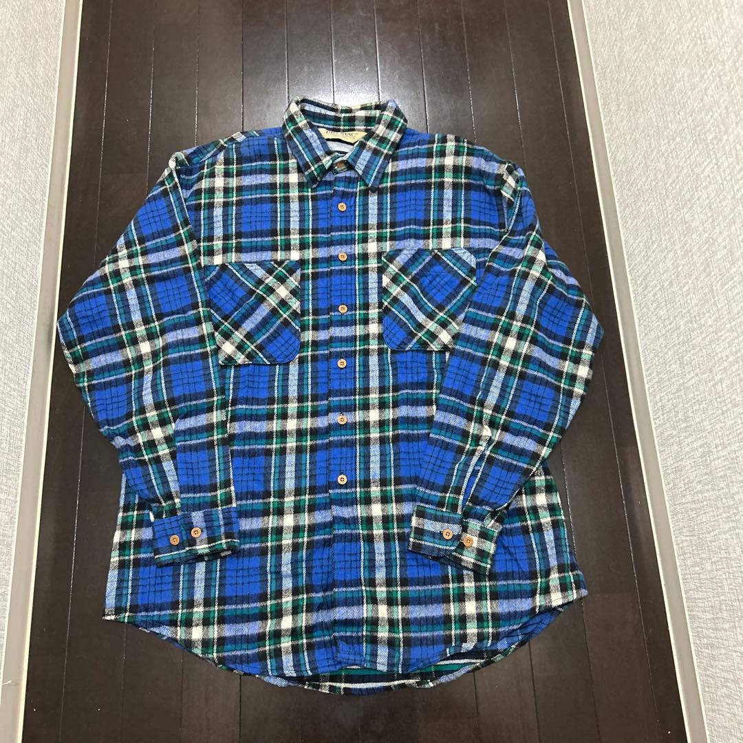80sBIG MACフランネルシャツUSA製[美品]