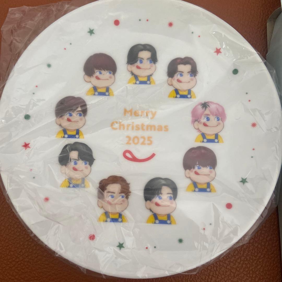 不二家　Manオリジナルクリスマスプレート　ケーキカタログ