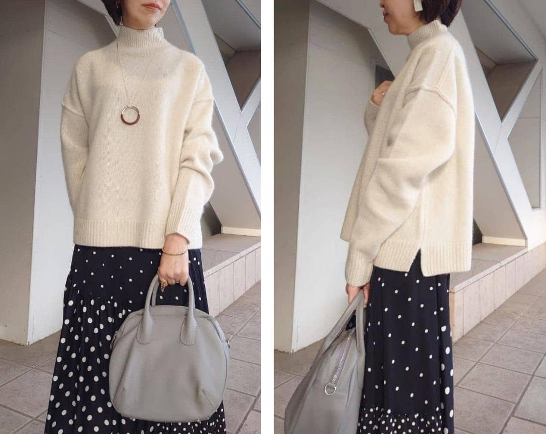 タートルネックプルオーバーニット BEARDSLEY