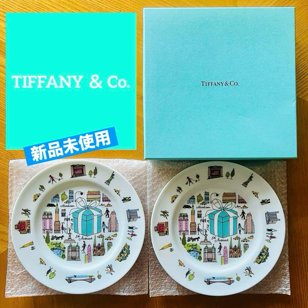 ⭐️新品未使用❗️TIFFANYティファニー 5thアベニューペアデザートプレート
