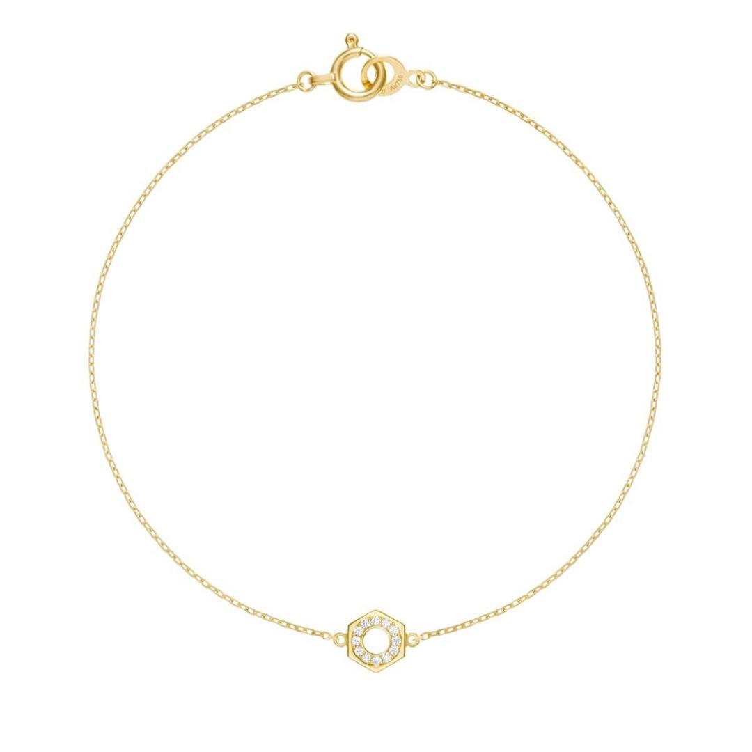 AHKAH ルーシュ　ダイヤモンド　ブレスレット