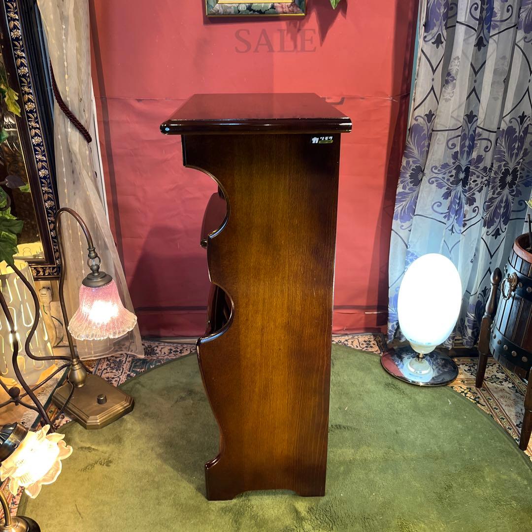 Sale ヴィンテージ カリモク　コロニアルオープンキャビネット　マガジンラック