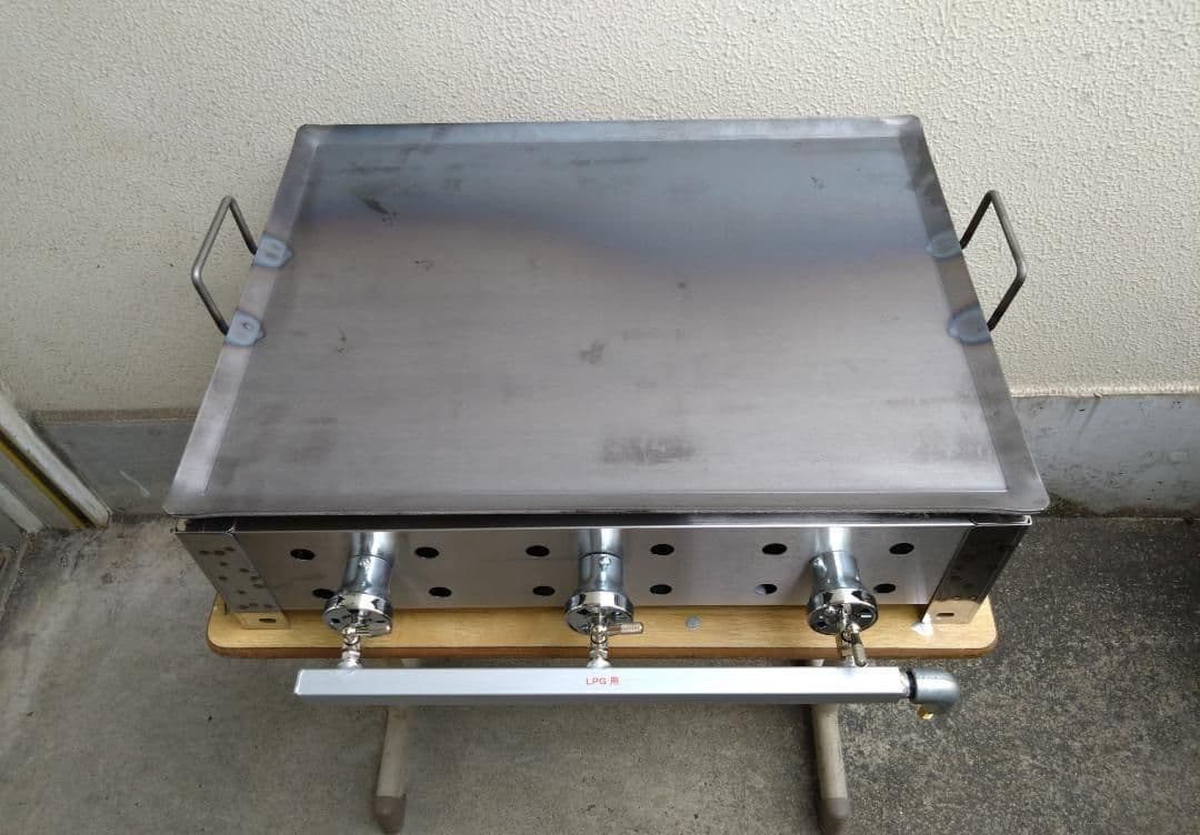 ガスコンロ 業務用 店舗用品 厨房機器LPガス 2024年製 新品 便利な持手付