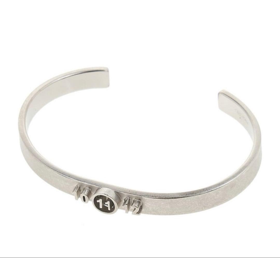 新品未使用箱タグ付きメゾンマルジェラ　シルバーブレスレット