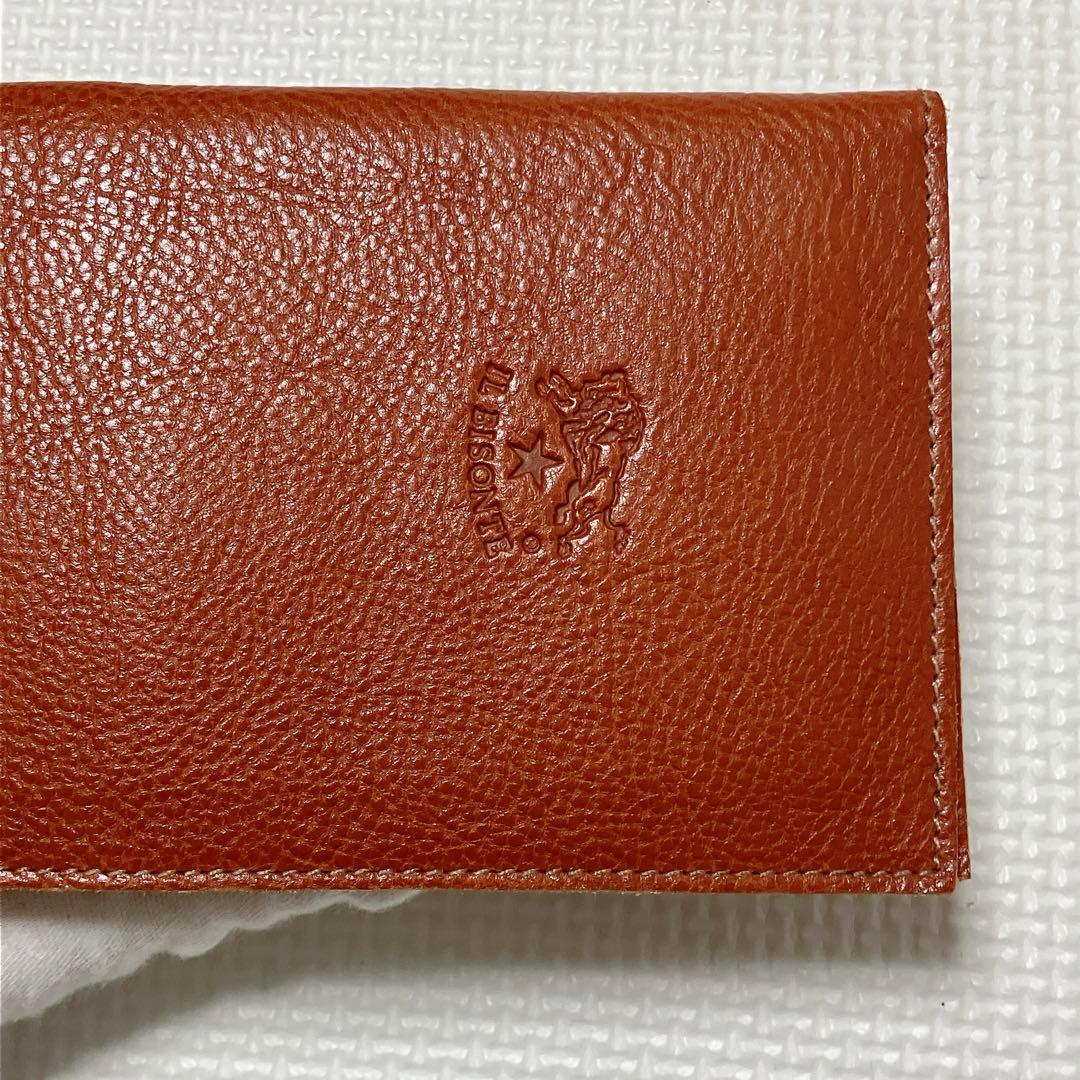 未使用　IL BISONTE イルビゾンテ　レザー長財布 ブラウン　茶