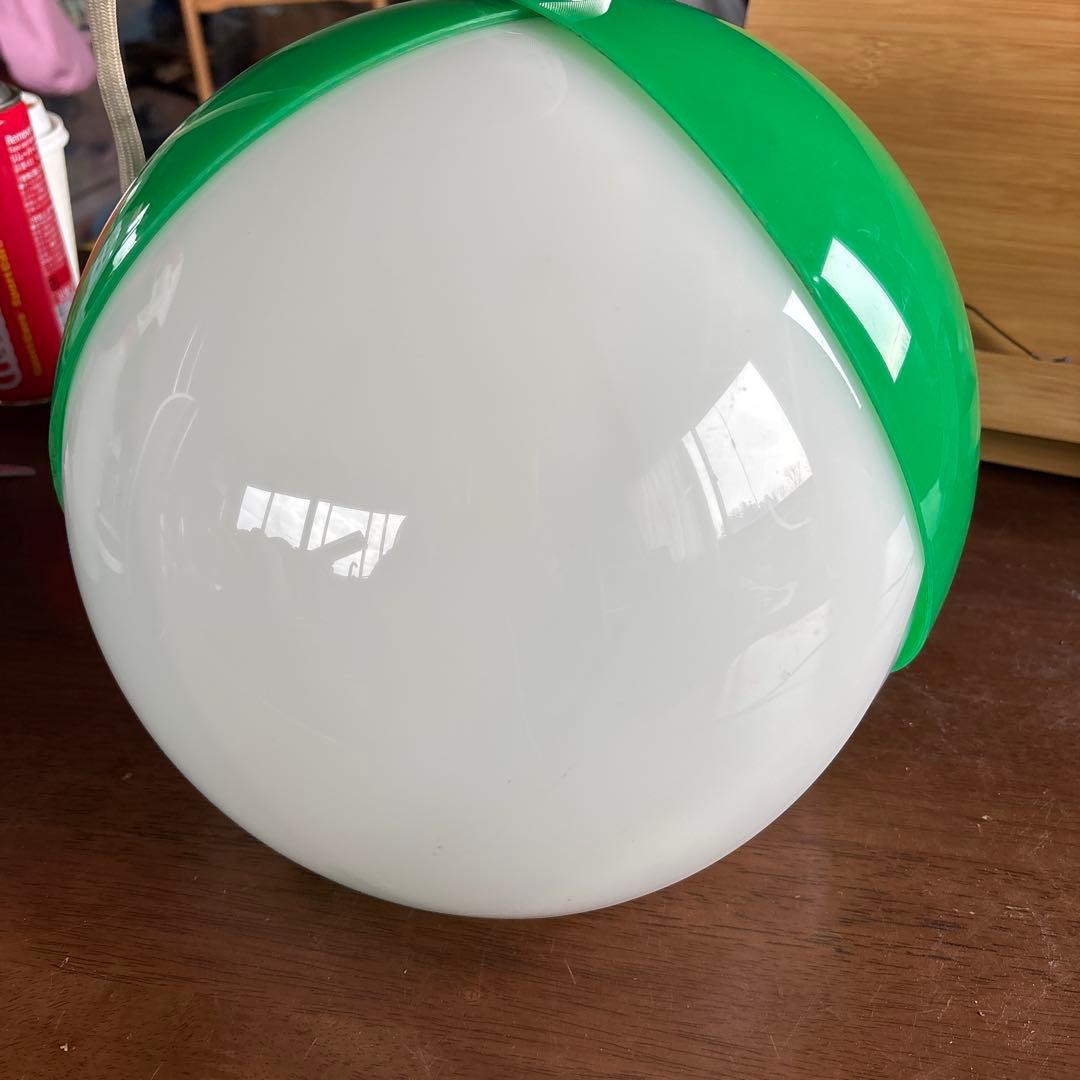 【希少】ナショナル 昭和レトロ ペンダントライト グリーン スペースエイジ当時物